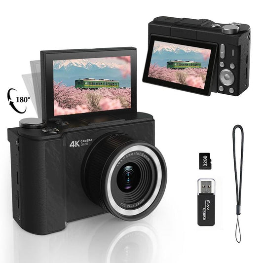 4K Digital Camera for Photography & Vlogging